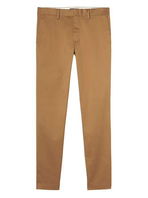 Banana Republic Mens Mason Athletic Tapered Rapid Movement Chino Pant British Khaki Size 34w
