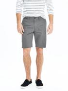 Banana Republic Mens Aiden Slim Cotton Short Size 28w - Gray Texture