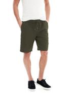 Banana Republic Mens Aiden Slim Linen Cotton Drawstring Short Size 28w - Mistletoe