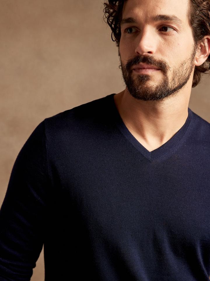 Merino V-neck Sweater