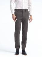 Banana Republic Mens Mason Tapered Stripe Pant - Gray Texture