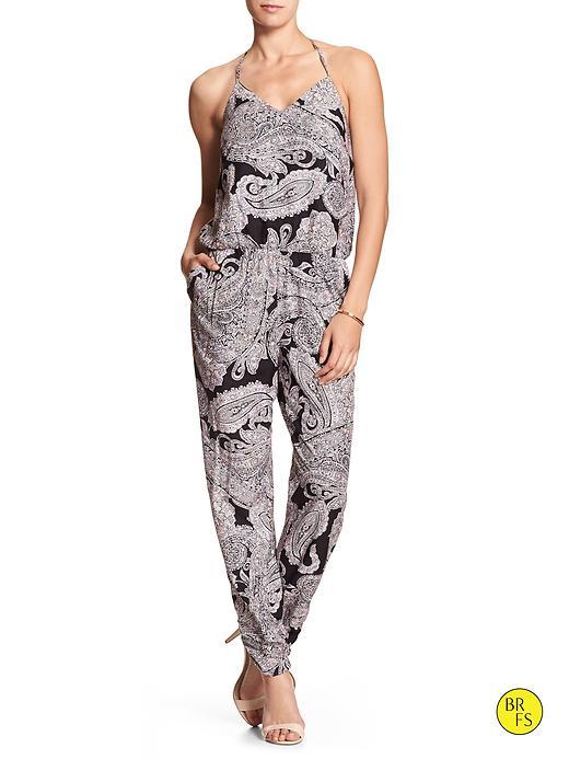 Banana Republic Factory Paisley Halter Jumpsuit Size 0 - Paisley Print