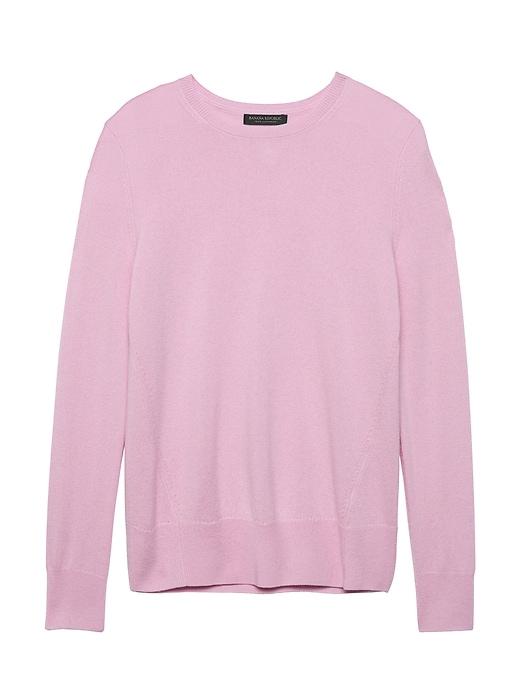 Banana Republic Womens Cashmere Crew-neck Sweater Lilac Blush Pink Size S