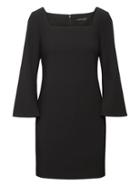 Banana Republic Womens Square-neck Shift Dress Black Size 6