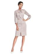 Banana Republic Womens Tie Neck Dress - Cocoon