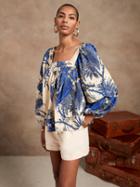 Square-neck Blouse