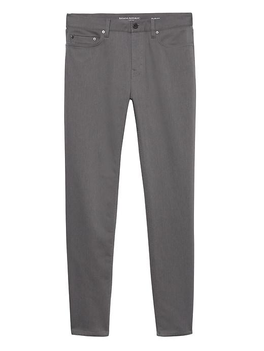 Banana Republic Mens Skinny Heathered Traveler Pant Smoke Gray Size 32w