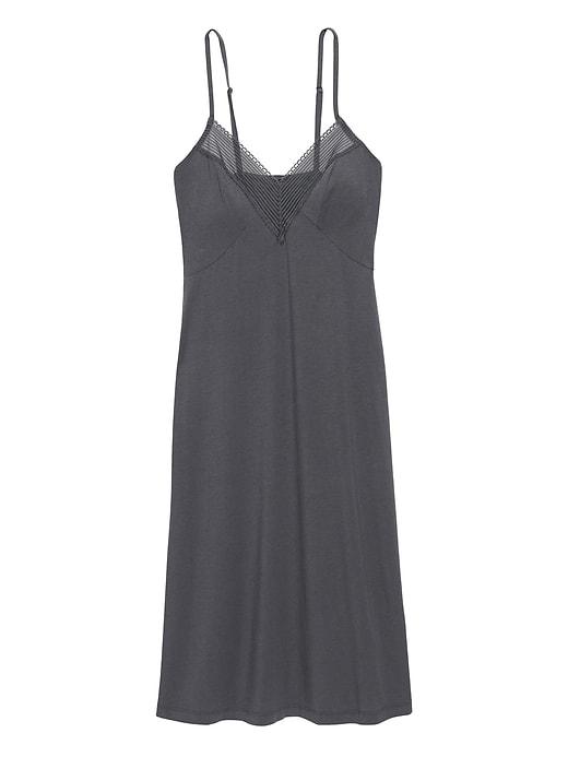Banana Republic Womens Cosabella   Ryleigh Night Gown Anthracite Gray Size S