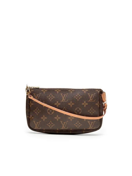 Banana Republic Luxe Vintage Louis Vuitton Monogram Pochette - Brown/midnight