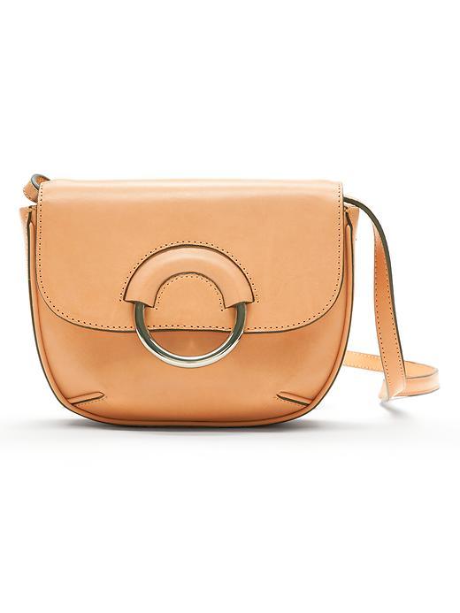Banana Republic Italian Vachetta Mini Saddle Bag Size One Size - Natural