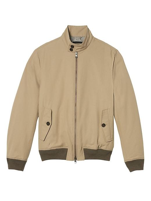 Banana Republic Mens Water-resistant Harrington Jacket Khaki Size Xxs