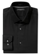 Banana Republic Mens Grant Fit Non Iron Solid Shirt Size Xxl Tall - Black
