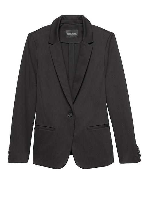 Banana Republic Womens Japan Online Exclusive Ponte Knit Blazer Black Size 0