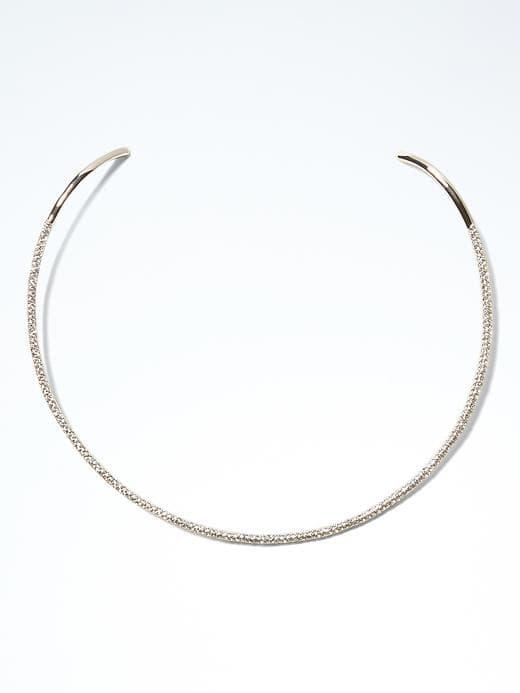 Banana Republic Modern Architecture Choker - Silver