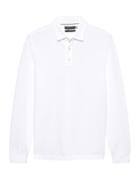 Banana Republic Mens Don';t-sweat-it Long-sleeve Polo Shirt Optic White Size L