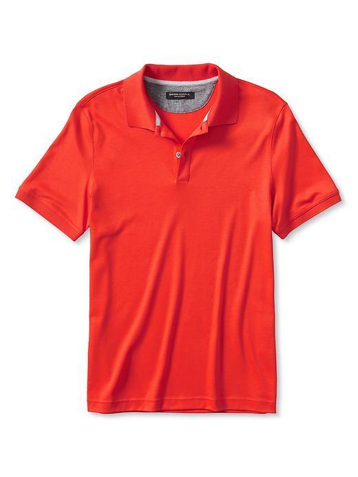 Banana Republic Luxe Touch Polo - Tamale