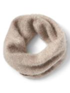 Banana Republic Womens Brushed Cashmere Snood Scarf Heather Oatmeal Size One Size