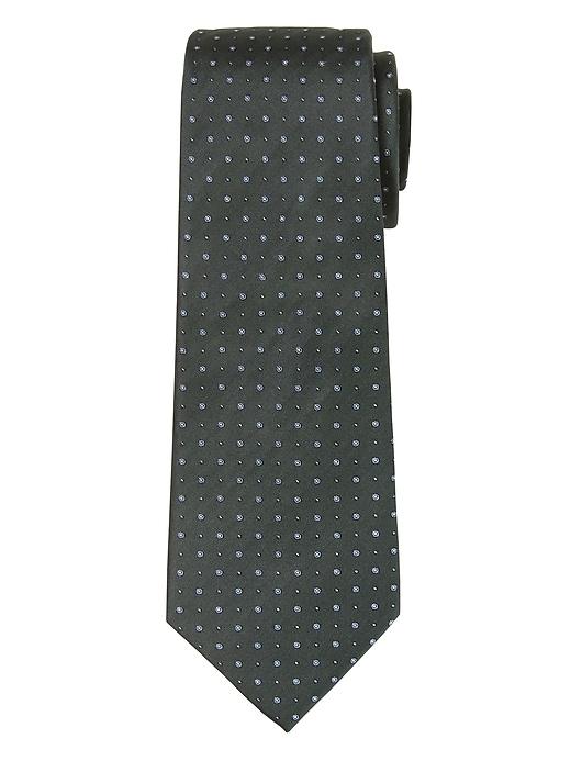 Banana Republic Mens Micro Silk Foulard Nanotex Tie Gift Green Size One Size