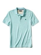 Banana Republic Mens Slim Signature Pique Polo Size L Tall - Surf Spray