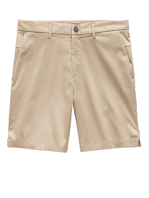 Banana Republic Mens 9 Core Temp Aiden Slim Short Camp Khaki Size 38w