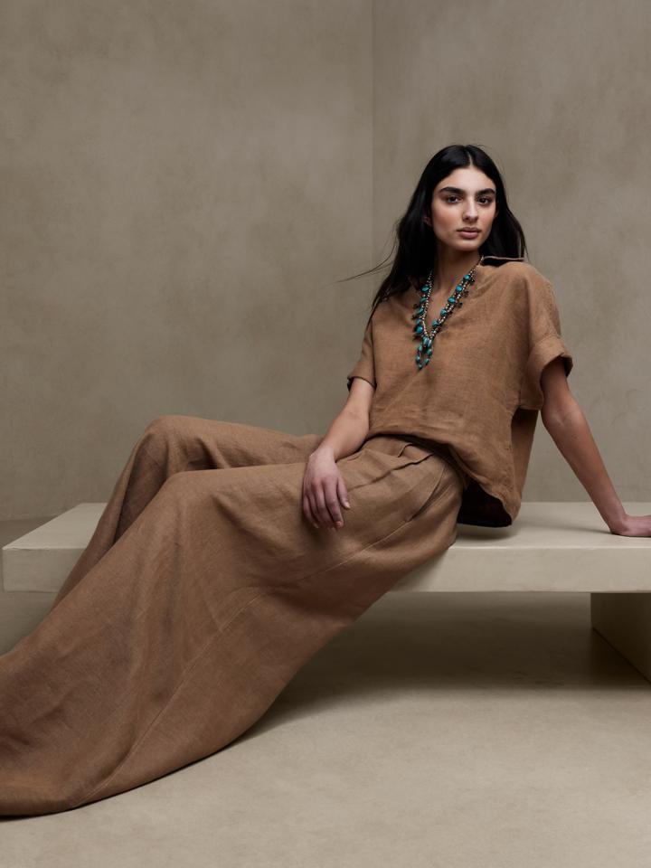 Cruz Linen Utility Top