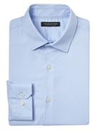 Banana Republic Mens Grant Slim-fit Supima Cotton Textured Shirt Light Blue Size S