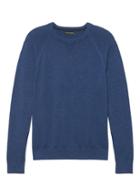Banana Republic Mens Textured Cotton Crew-neck Sweater Basic Blue Size Xs