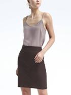 Banana Republic Womens Solid Essential Cami - Luxe Gray