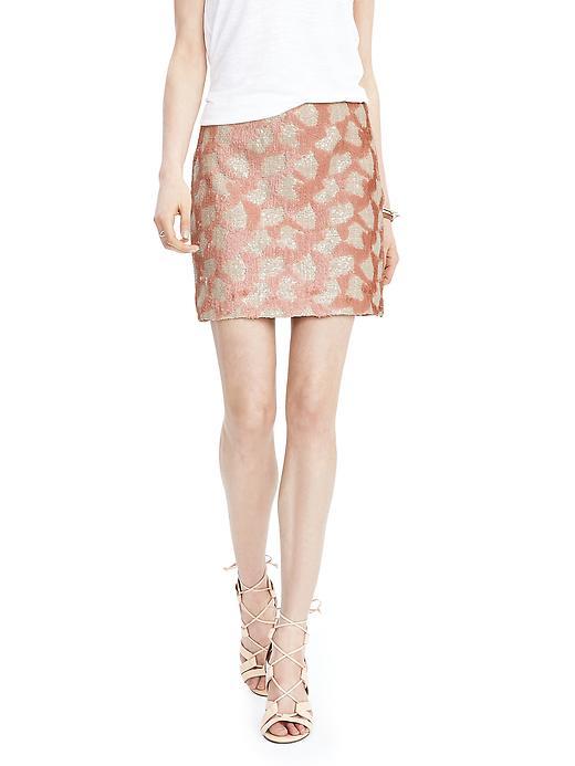 Banana Republic Womens Sequin Mini Skirt Size 0 - Blush