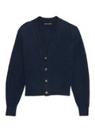 Banana Republic Womens Japan Online Exclusive Blouson-sleeve Cardigan Sweater Navy Blue Size S