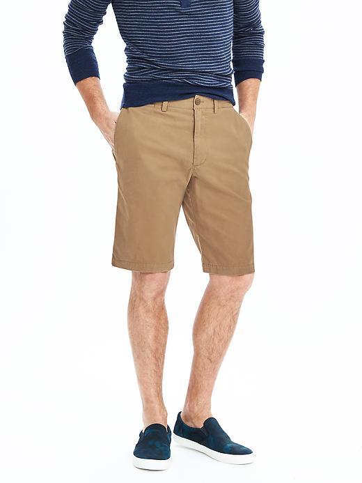 Banana Republic Emerson Straight Solid Short Size 28w - Brown Global