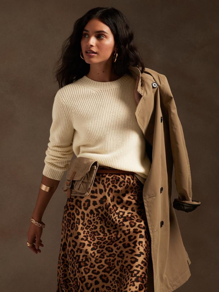 Lucia Cashmere Ribbed Sweater