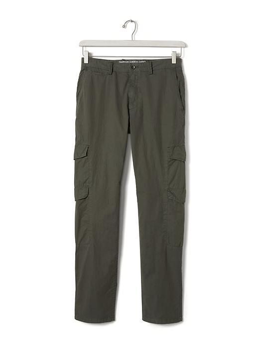 Banana Republic Mens Emerson 4 Pocket Cargo Size 32w 36l Tall - Green