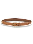 Banana Republic Criss Cross Leather Belt Size L - Tan