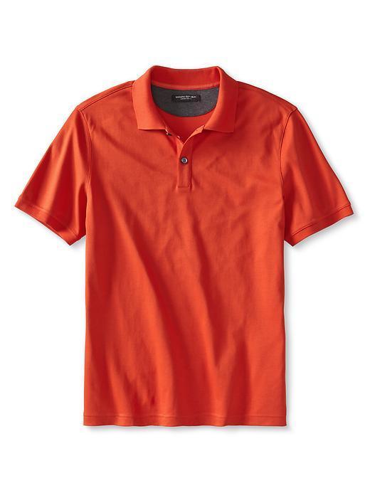 Banana Republic Luxe Touch Polo - Orange
