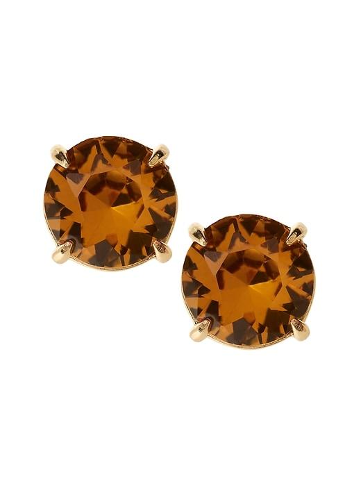 Banana Republic Womens Birthstone Stud Earring November - Citrine Yellow - Citrine Yellow Size One Size