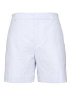 Banana Republic Womens Seersucker 5 Short Light Blue Size 20