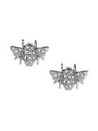 Banana Republic Jeweled Bee Stud Earring Size One Size - Silver