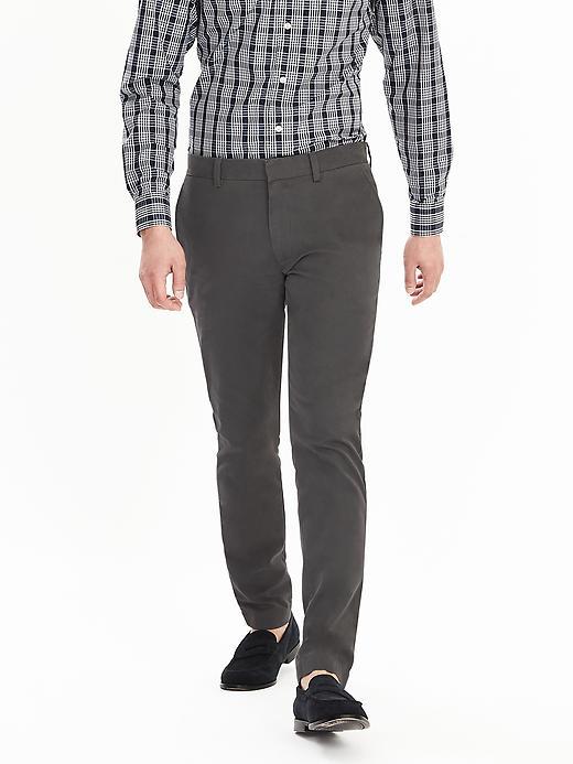 Banana Republic Fulton Skinny Cotton Chino Size 30w 30l - Gray