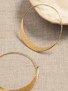 Crescent Small Hoops | Aureus + Argent