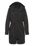 Banana Republic Womens Lightweight Anorak With Removable Hood Black Size L