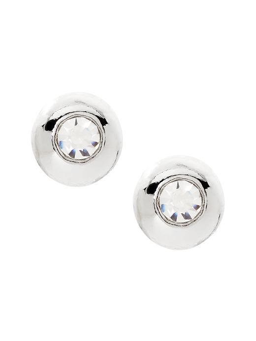 Banana Republic Riviera Crystal Stud Earring Size One Size - Silver