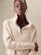 Petite Cavo Half-zip Sweater