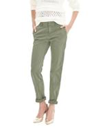 Banana Republic Straight Fit Chino Size 6 Petite - Dusty Green