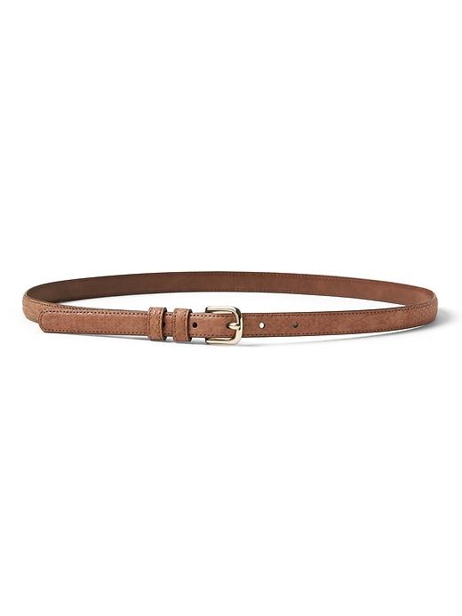 Banana Republic Womens Snake Skinny Trouser Belt - Medium Brown