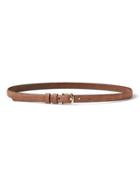 Banana Republic Womens Snake Skinny Trouser Belt - Medium Brown