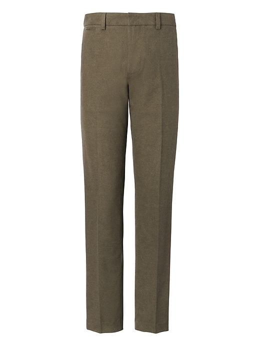 Banana Republic Mens Mason Tapered Textured Trouser - Olive