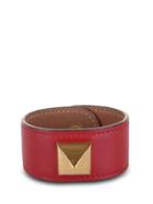 Banana Republic Womens Luxe Vintage Hermes Red/gold Medor Bracelet - Red