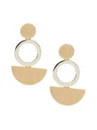 Banana Republic Womens Sculptural Statement Earring Gold Multi Size One Size