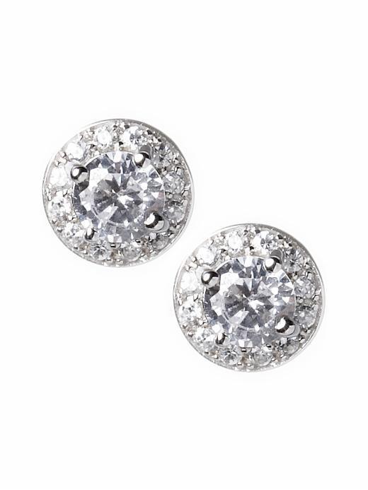Banana Republic Women's Cubic Zirconia Vintage Earrings - Cubic Zirconia